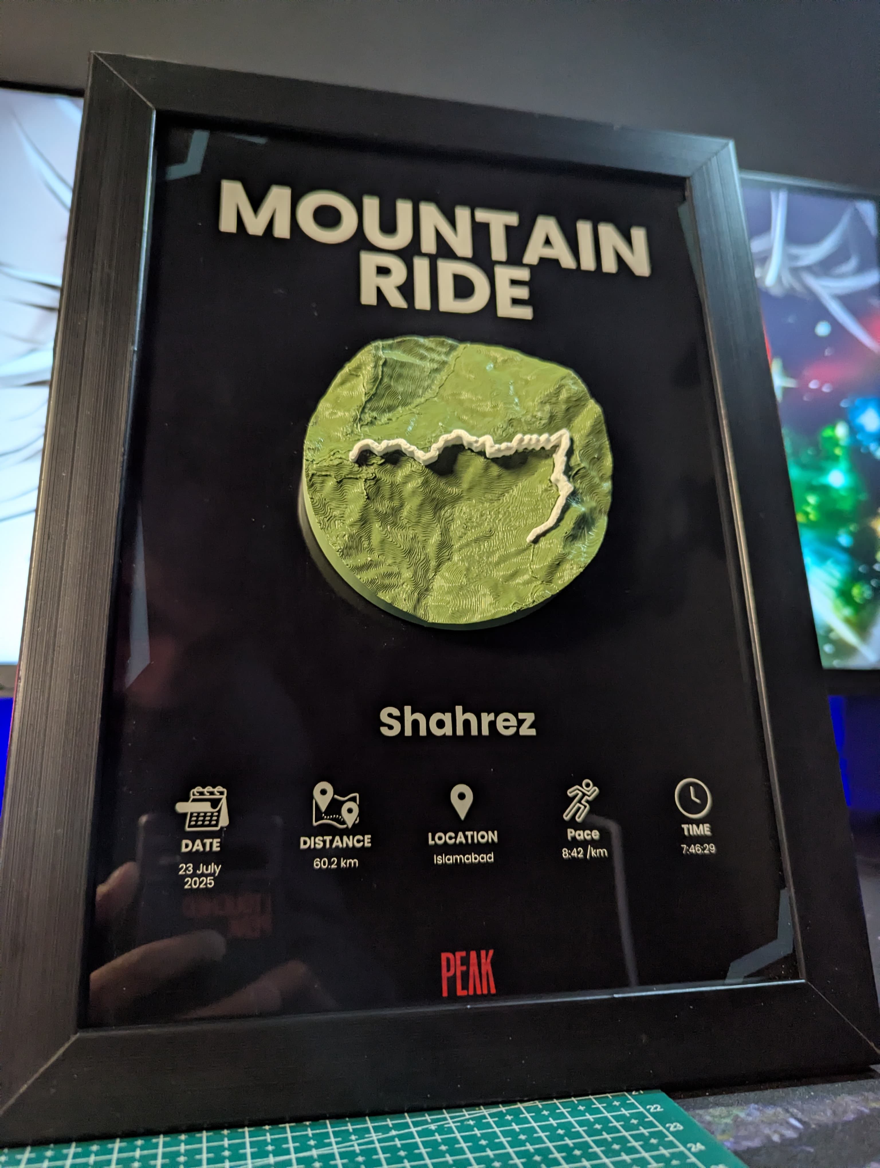 Black Mountain Ride custom Peak frame