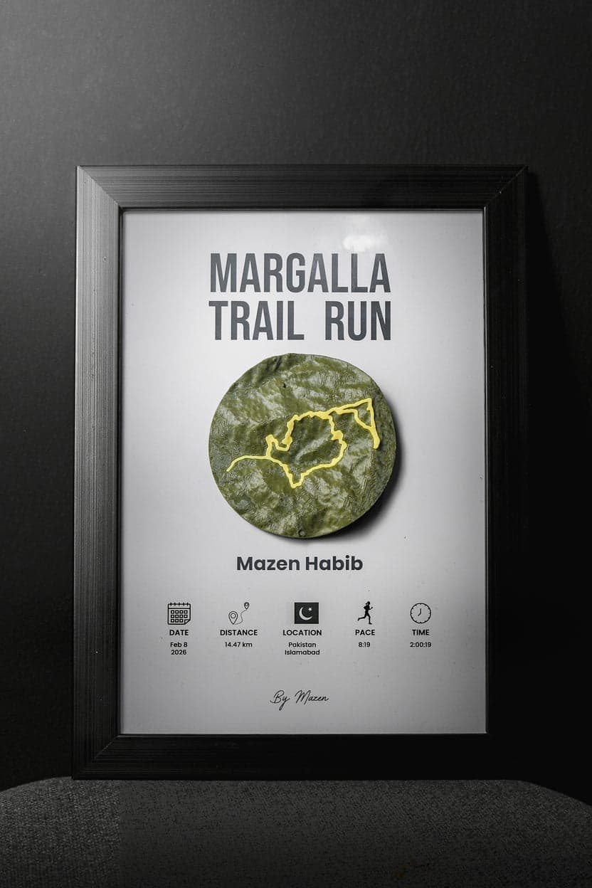 Black frame Peak route artifact